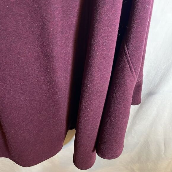 Ugg Women’s Dolman Sleeve Poncho Size XS / S Purple Front Pockets Comfort Cozy - Picture 12 of 12